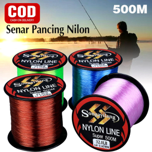 Sougayilang Senar Pancing Nilon 4 Warna 500M Nilon Memancing Baris Memancing Line 11.0-36.3LB Memancing Baris Kawat Fishing Tackle