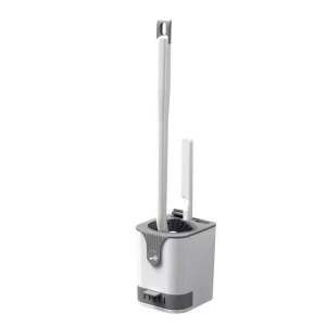 DOUBLE WINNER Strong Bristles Good Grips Long Brush and Enough Heavy Base for Bathroom Toilet Brush-BR1391