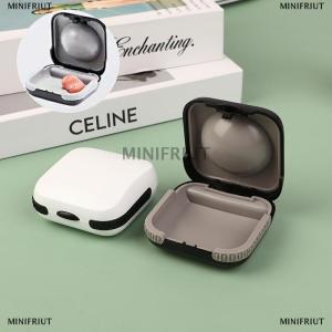 [COD] MINIFRIUT กล่องเก็บเครื่องช่วยฟังแบบพกพา กล่องเก็บของกันน้ำปลอก ABS กันสึกหรอเคสช่วยฟังสำหรับการเดินทางกลางแจ้ง