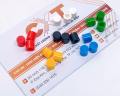 Nắp nút nhấn 6x6 đỏ tròn (20c). 
