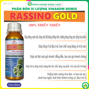 BOMIX RASSINO GOLD Natural Fertilizer 200ml - Greenhouse & Garden Health Enhancer