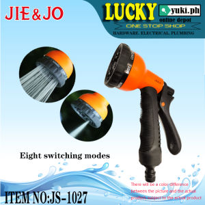 JS-1027 / PVC HOSE NOZZLE  JIE&JO 6Way Household Spray Gun