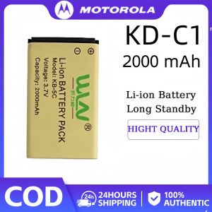 COD Original 1000/ 2000mAh Li-ion Battery For KD-C1 C10 C50 C51 Motorola/Baofeng/WLN Walkie Talkie Two Way Radio