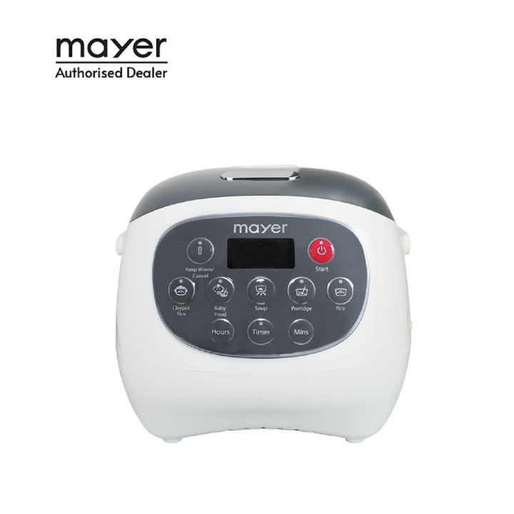 Mayer 0.8L Rice Cooker with Ceramic Pot MMRC20 Lazada Singapore