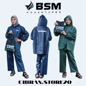 ( BISA COD ) Jas Hujan Setelan Baju dan Celana Pria Wanita Dewasa Murah Tebal Lentur Tahan Air Ati Rembes