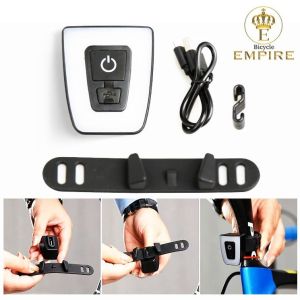 Lampu Belakang Sepeda USB Rechargeable Led Bike Tail Lamp 3 mode BIcycle Empire