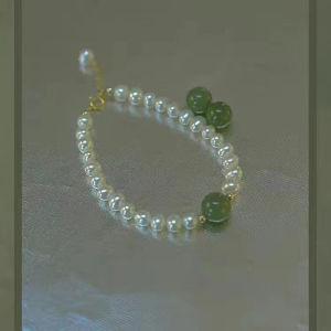 [fenggongshuode] Luxury Vintage Indigo Naturalis Bracelet Natural Freshwater Beads Bracelet Adjustable Romantic Wedding Fashion Jewelry Gifts