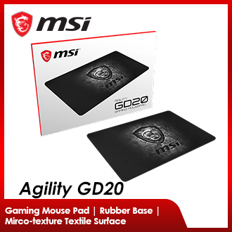 MSI Agility GD20 Gaming Mousepad | Lazada