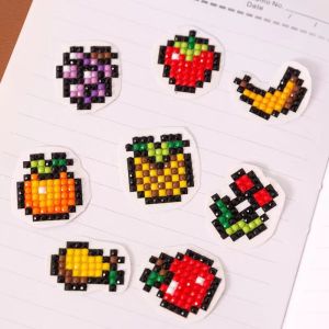 สติ๊กเกอร์เพชรเด็ก 5D สุ่มสติ๊กเกอร์ทำมือ DIY สัตว์การ์ตูนเต็มไปด้วยเพชร
