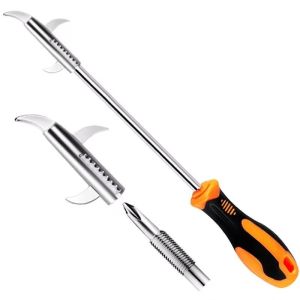 Cây móc vệ sinh bánh xe hơi tua vít 3 chấu gỡ sỏi đá lốp ô tô