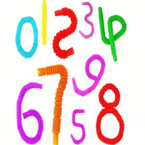 ท่อระบายอากาศ หีบเพลง การชำระล้างอารมณ์ ของเล่นระบายอากาศ การประสานงานของมือ ท่อยืด ใช้งานง่าย