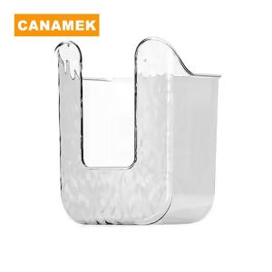 【CANAMEK】 Plastic Wall Mounted Tissue Box Self-adhesive Punch Free Paper Towel Holder Upside Down Space-saving Napkin Container Bathroom