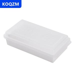 [COD] KOQZM Di động rắn bơ cắt lưu trữ hộp phụ kiện nhà bếp tủ lạnh tươi giữ hộp ăn sáng pho mát tươi-giữ hộp