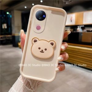 ใหม่ เคส Phone Case VIVO V50 Y29 Y39 V30e V30 Pro V29 V29e V27 V27e 4G 5G ลายการ์ตูนน่ารัก เคสโทรศัพท์ หมีแฟชั่นแบบรวมทุกอย่างป้องกันการตกกันกระแทก Cover 2025
