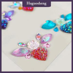 [huguosheng] 3D mặt hình xăm đồ trang sức dán sáng bóng khuôn mặt trang trí Sticker nghệ thuật cơ thể trang trí sân khấu trang điểm trang trí công cụ