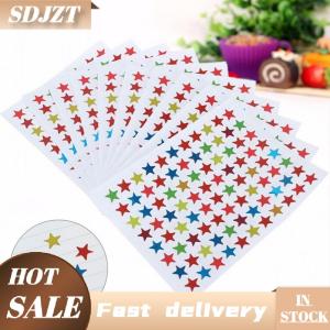 SDJZT 880 Miếng dán hình ngôi sao nhãn cho học sinh trẻ em Đồ thủ công tự làm phần thưởng giáo viên
