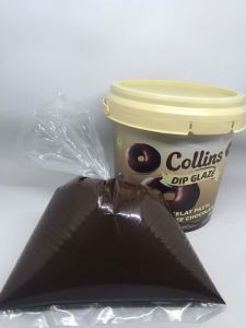 Collins Glaze Cokelat Repack 500 Gram