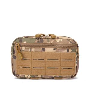 EDC Tool Pouch Bag Tactical Molle Horizontal Admin Pouch Outdoor Hiking Belt Bag Waterproof Waist Pack for Outdoor Sports Hunting
