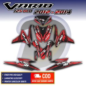 Stiker Vario 125 FI Lama 2012 2014 Striping Vario 125 Old Decal Honda Vario 125 lama Ktm Duke