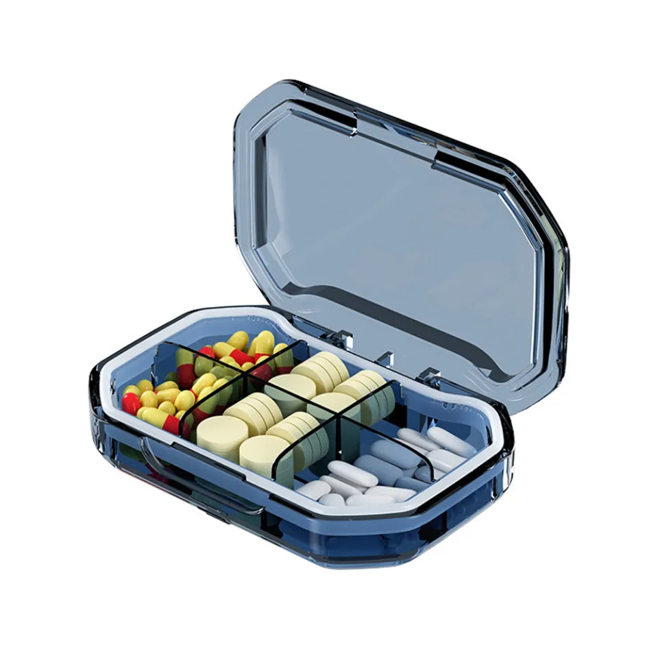 Portable Large Capacity Fishing Hook Storage Box Lure Bait Pills