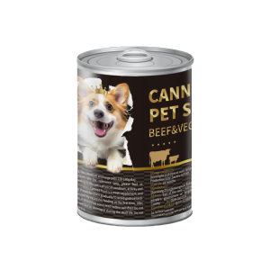 Canned Food for Dog Mousse 375g Beef&Vegetables Chicken&Vegetables 100% Natural Pet Snacks Variety Pack