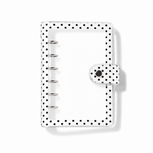PAZNUL A7 A7 Binder Cover Polka Dot PVC Photocard Holder Album Shell INS Clear Kpop Photocard Album Cover Kpop Photocard Collection