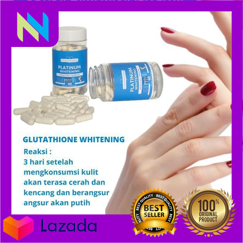 PROMO] L-Gluthation Platinum Whitening Original 100% Kapsul Vitamin  Whitening Pria & Wanita L-Glutathione Platinum Whitening Capsules Vitamin C  Dan Antioxidant Whitening Supplement - Lazada