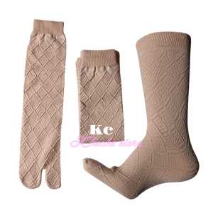 KAOS KAKI JEMPOL NYLON EMBOSS /KAOS KAKI MOTIF TIMBUL PANJANG UKURAN L 6 PASANG