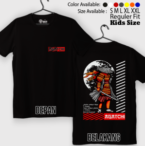 Musashi Samurai Baju Anak / Kaos Distro Anak / Kaos Atasan Anak Laki laki / Kids T Shirt