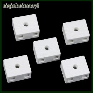 aiqinhaimaoyi 5Pcs 2 Postion 5 Hole Wiring Terminal Block high frequency porcelain Dua