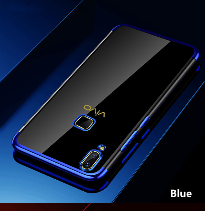 For Vivo X21 1725 Soft Flexible TPU Jelly Case Crystal Clear Back