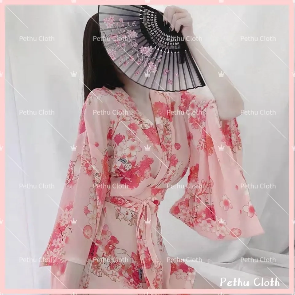 Đồ ngủ sexy gợi cảm Bigsize Đầm Váy ngủ Kimono in hình voan quyến rũ cho  người mập béo nữ - Tìm Voucher