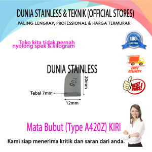 Mata Bubut A420Z (Kiri) Mata widia pisau bubut