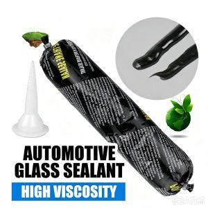 Black Polyurethane Sealant Waterproof Strong and Perfect for Windshields Sheet Metal and Soft Ba