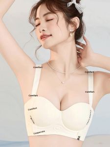 Underwear Little Deodorant Shoulder Women with Small Breasts Bra Natural Dry and Flat Deformation