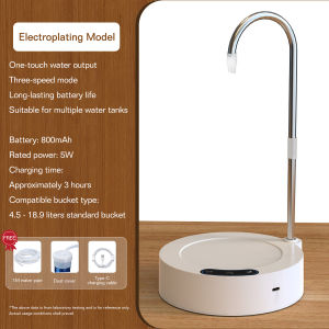Dreepor Electric Rechargeable Automatic Water Dispenser USB Charging Water Bottle Pump