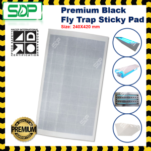 Premium Quality Black Fly Sticky Pad/Fly Glue Pad/Fly Sticker/Fly Trap