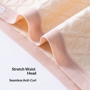 SEA JJT Seamless Breathable Cotton Mid-Waist Womens Briefs Comfortable and Non-Scratchy