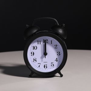 Durable Premium Mini Simple Alarm Clock Silent Desktop Alarm Clock Home Bedside Decoration Clock