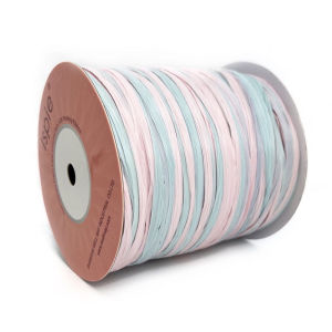 ISPIE Raffia Yarn ไหมราเฟียถักกระเป๋า ถักหมวกสีเหลือบ ขนาด 250m Rayon Raffia