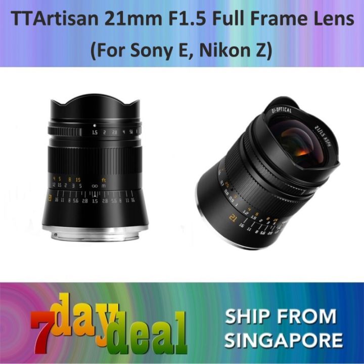 TTArtisan 21mm Full Frame Lens For Sony E, Nikon Z, Canon