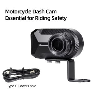 EKLEVA 2K 30fps Motorcycle Driving Dash Cam DVR Camcorder Mountain Electric Bike Bicycle Motorcycle Helmet Camera Outdoor Black Box