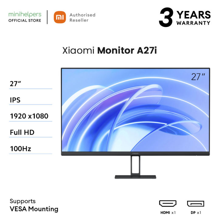 Xiaomi Monitor A27i IPS Monitor 27 inch 100Hz 8-bit color
