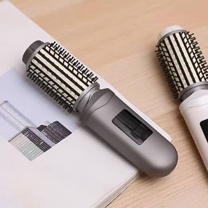 AE model of dual-use straightening and curling comb for home and dormitory use hair care volumizing portable wireless negative ion hair straightener