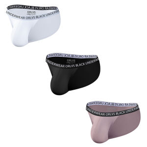 CMENIN ORLVS 3Pcs Fashion Modal Mens Panties Briefs Men Underpants Breathable Innerwear Jockstrap Underwear Man Brief Under Wear OR6102