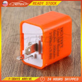 MOTOX  12v 2 Pin Flasher Relay Double Signal Relay Universal Led Signal AdjusterLc Led Blinker Relay Hazard