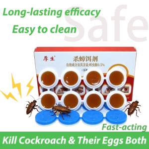 Effective Cockroach killer safe No-toxic Cockroach Killing Bait Eco-Friendly Powerful Cockroach gel Cockroach eliminator safe to use for kitchen/Living room/Bedroom