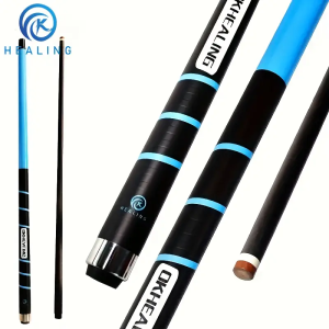 OKHEALING Carbon Fiber Pool Cue Stick Professional Cues (Carbon Fiber Technology Low Deflection Billiard Break Cue12.9mm147cm)
