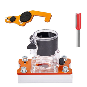 Trimmers Routers Base 2 in 1 Palms Routers Base Routers Slotting Bracket Suitable for Carbinet Closet Furniture