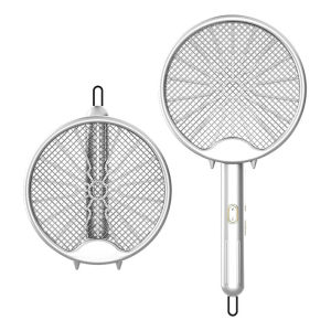 4 in 1 Electric Mosquito Racket Rechargeable Mosquito Killer Foldable Electric Mosquito Swatter with LED & Standable 电蚊拍充电式 蚊子拍 raket nyamuk elektrik